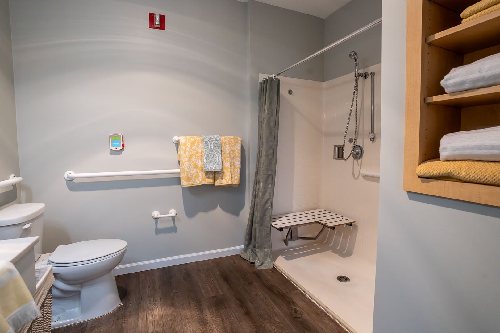 Accessible Safety Bathroom in Memory Care Unit