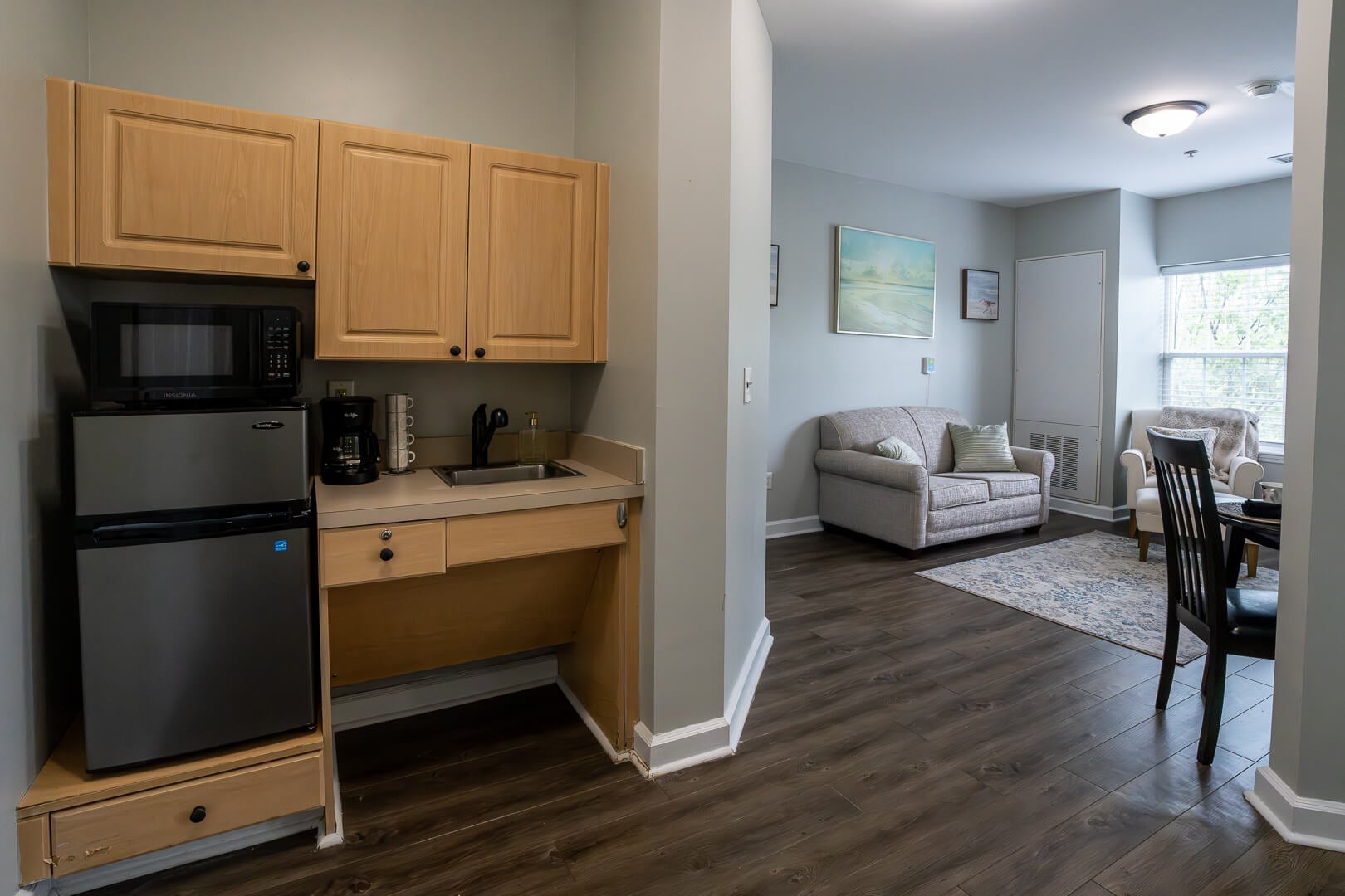 Apartment Kitchenette at Assisted Living Huntsville