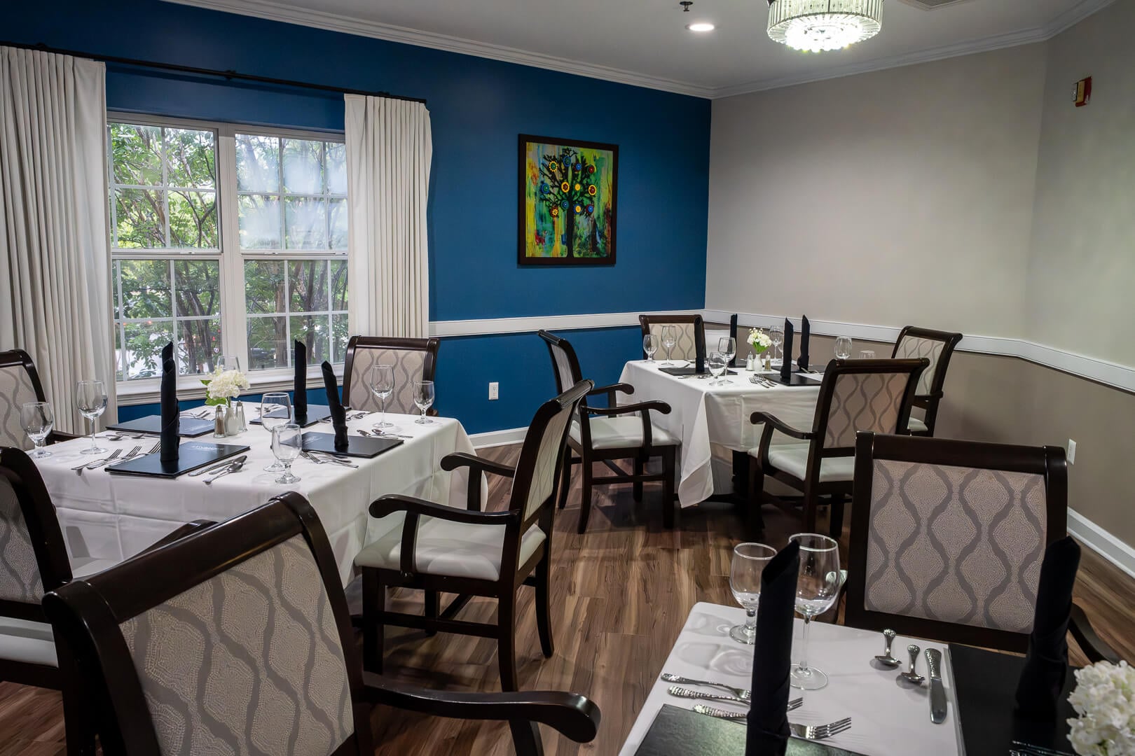 Private Dining Space of Assisted Living Huntsville Alabama
